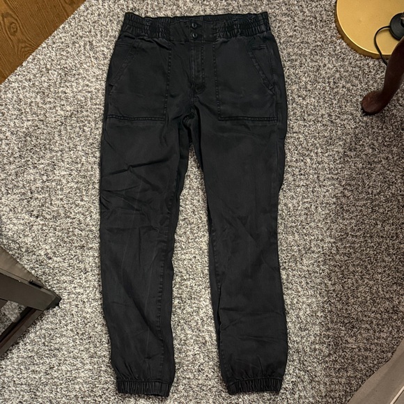 Women's Black Jogger Pants - Picture 1 of 1